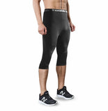 Pantalón lycra 3/4 con protección en rodilla - woesports