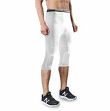 Pantalón lycra 3/4 con protección en rodilla - woesports