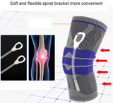 Rodillera con soporte y protección de silicona - woesports