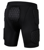 Short lycra con Hex pad para protección de impactos - woesports