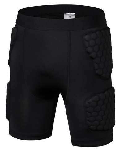 Short lycra con Hex pad para protección de impactos - woesports